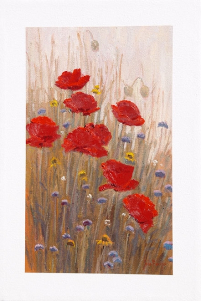 Click here to view Poppies and Sunshine II by John Horejs