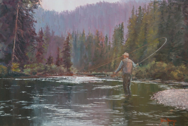 Click here to view Landscape--Fishing the Big Wood by John Horejs