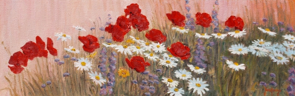 Click here to view Floral--Sunlit Poppies by John Horejs