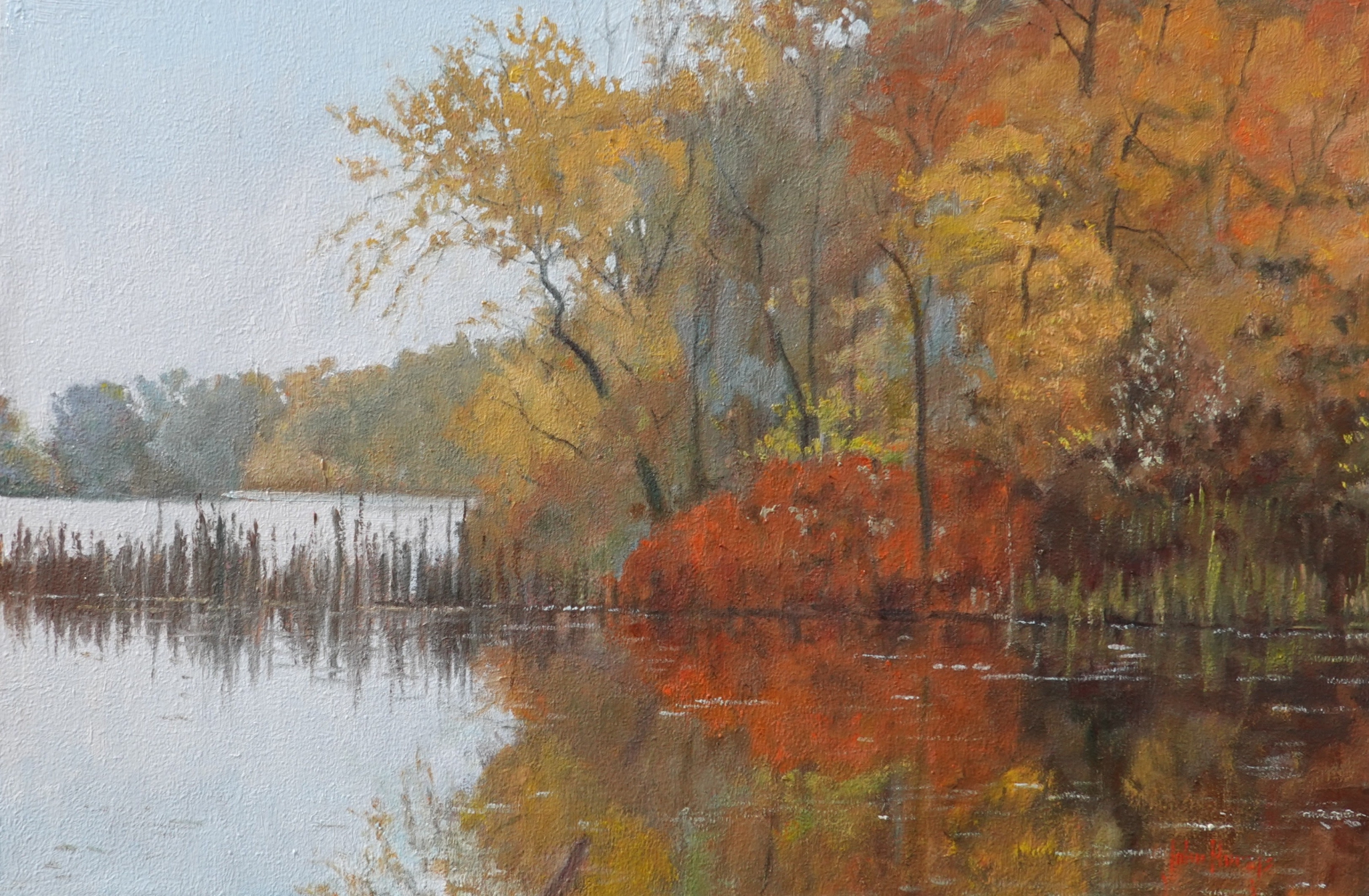 Click here to view Landscape--Early Autumn Reflections by John Horejs
