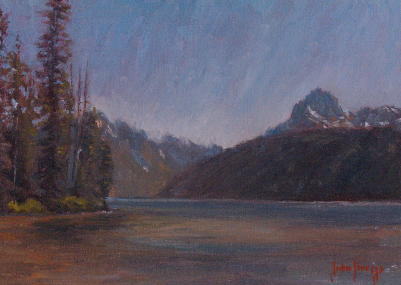 Click here to view Landscape--Redfish Lake Afternoon by John Horejs