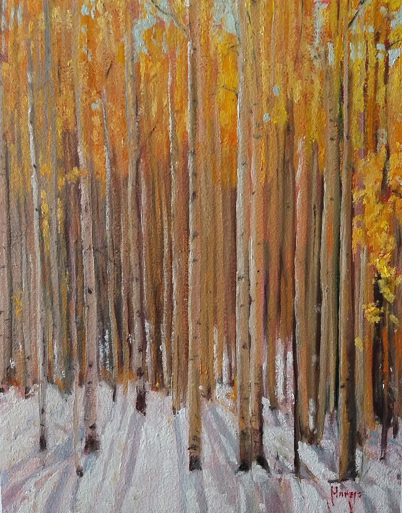 Click here to view Trees--October Snow by John Horejs