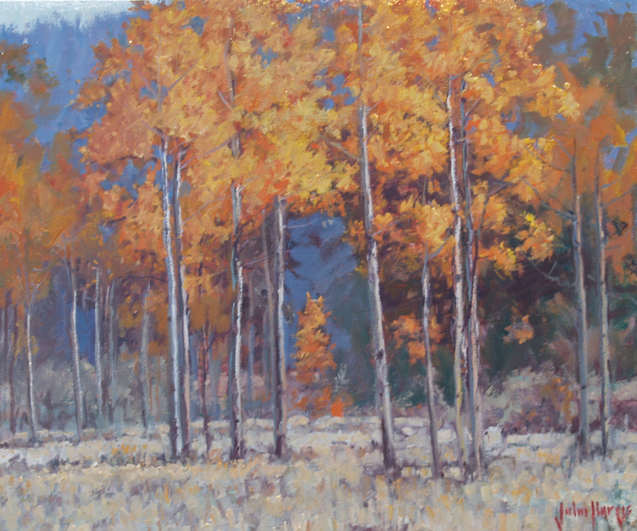 Click here to view Trees--Autumn Day  by John Horejs