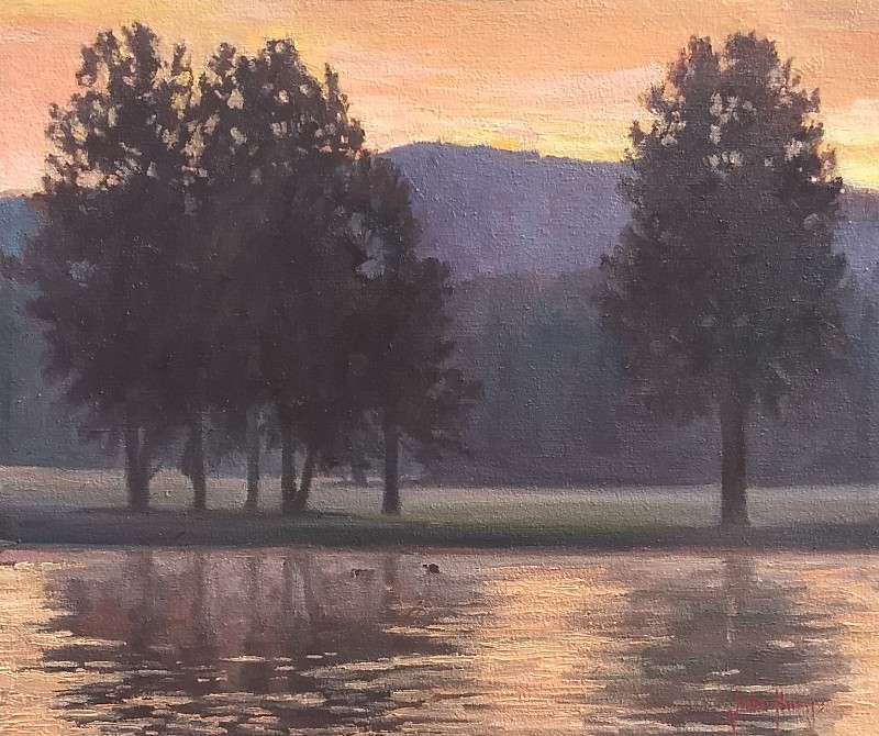 Click here to view Landscape--Lake Dawn by John Horejs