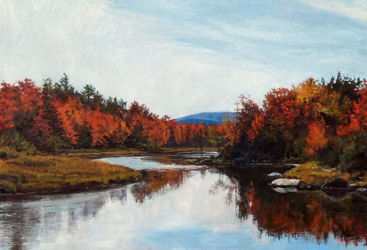 Click here to view Landscape--Autumn on the Island by John Horejs