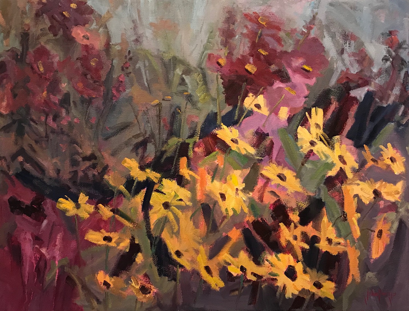 Click here to view Wild Cosmos and Daisies by John Horejs