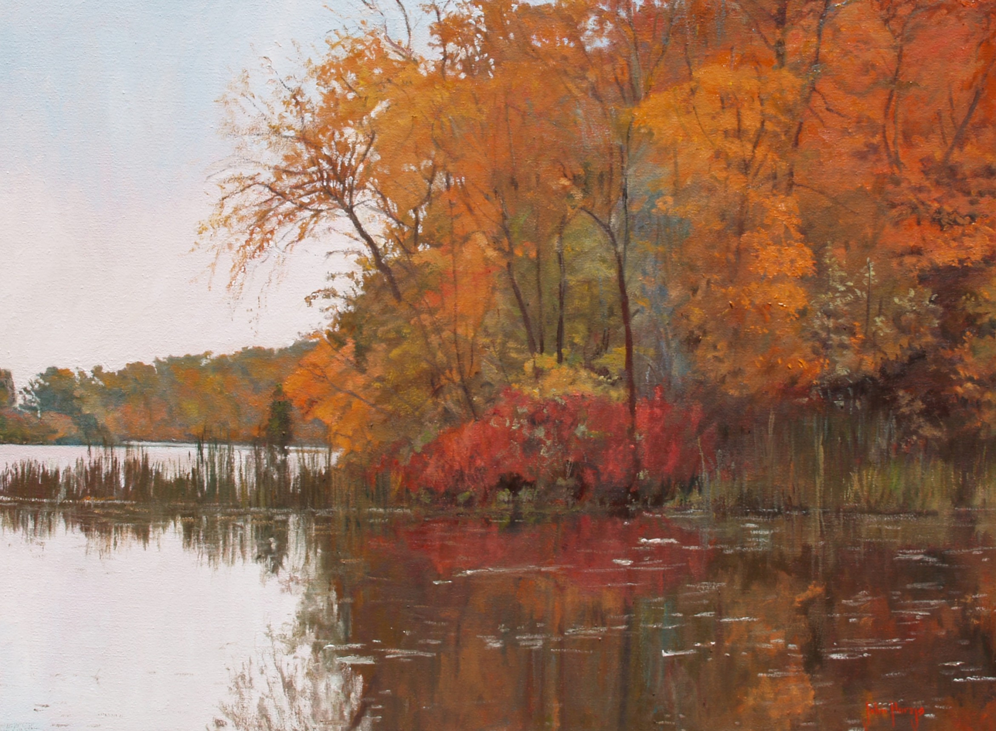 Click here to view Landscape--Autumn Lake by John Horejs