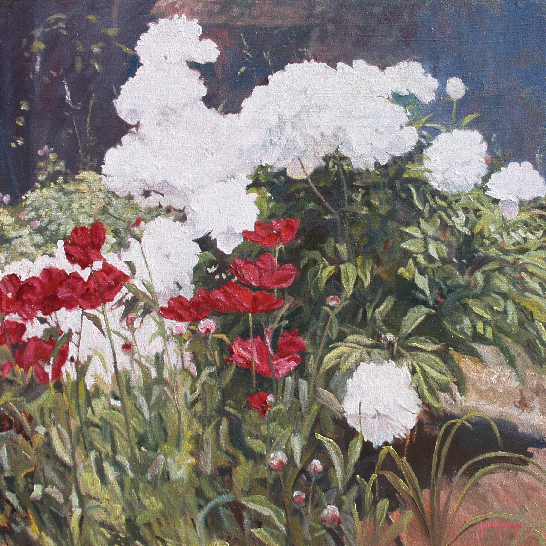 Click here to view Floral-Garden of Peonies by John Horejs