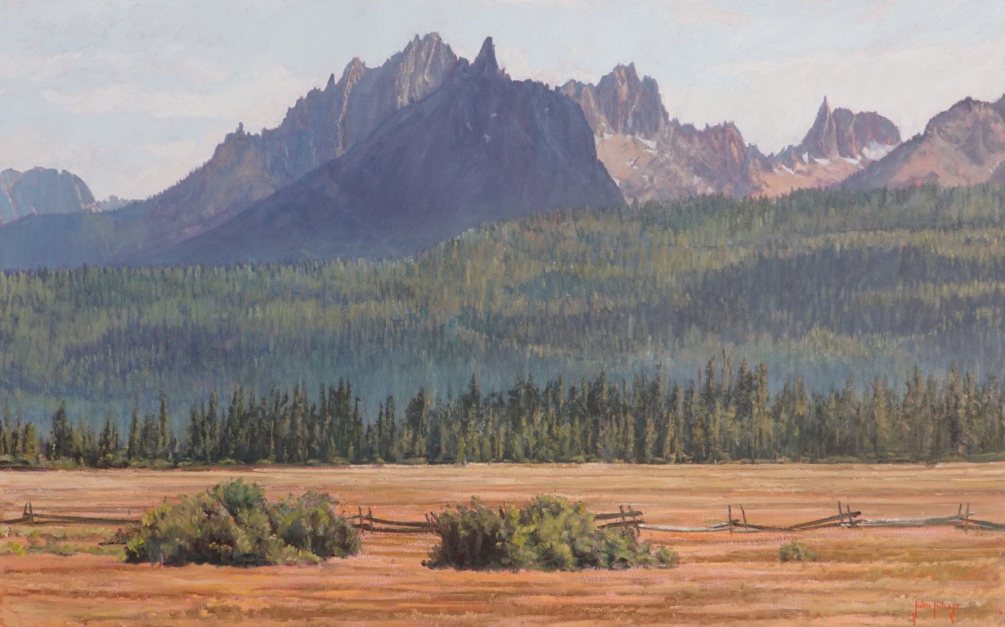 Click here to view Landscape--Stanley Sawtooths by John Horejs