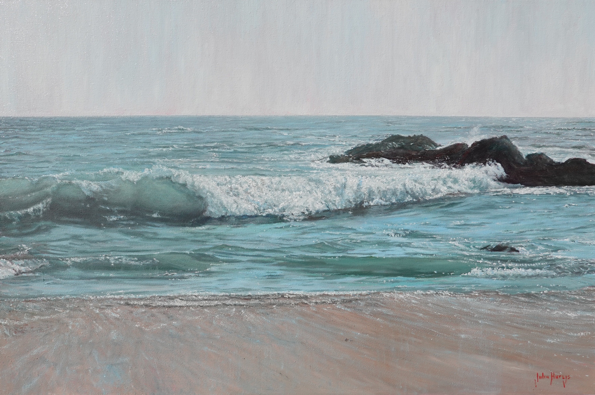 Click here to view Seascape--A Happy Place by John Horejs