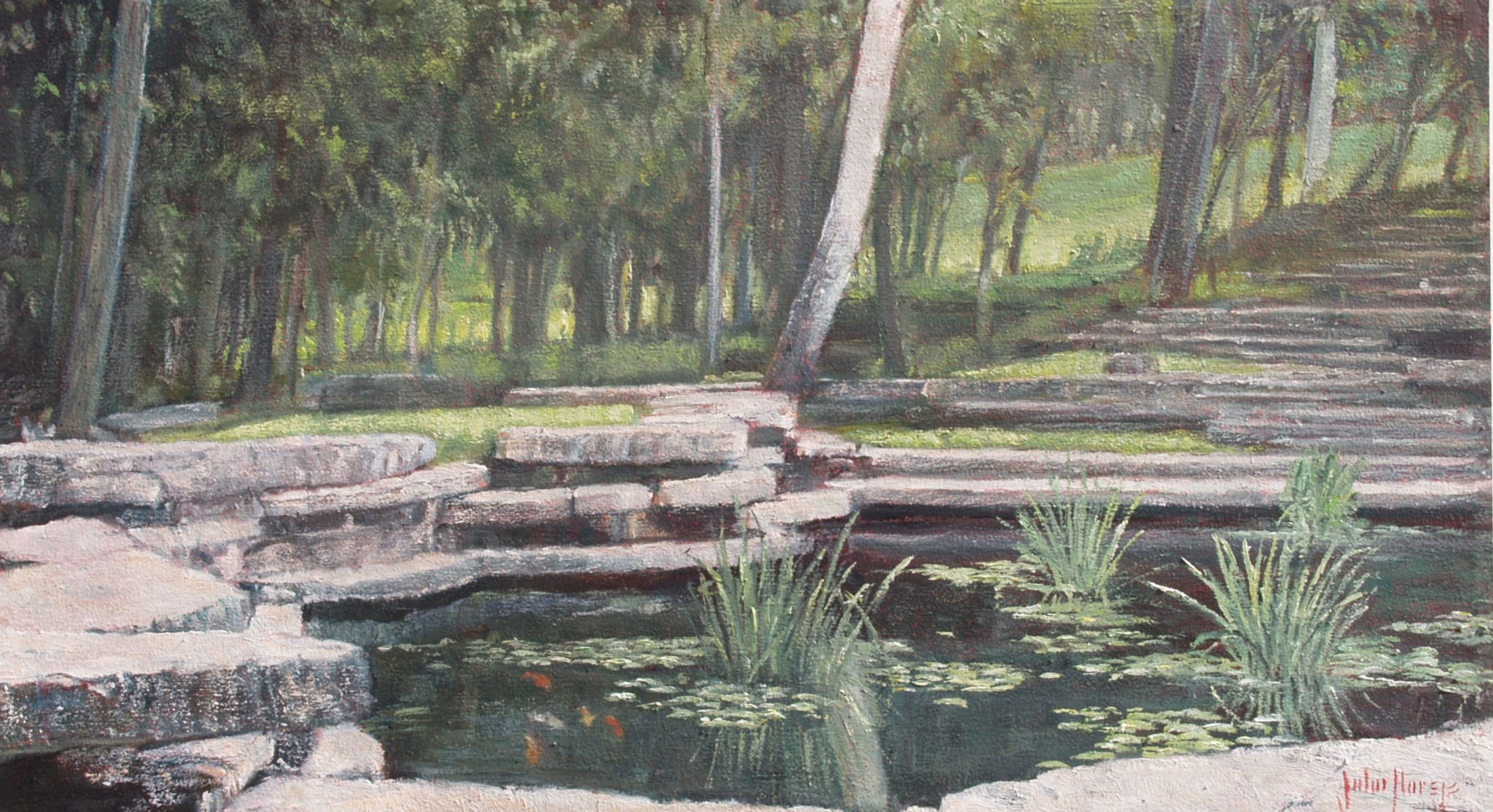 Click here to view Landscape--Welter's Coy Pond by John Horejs