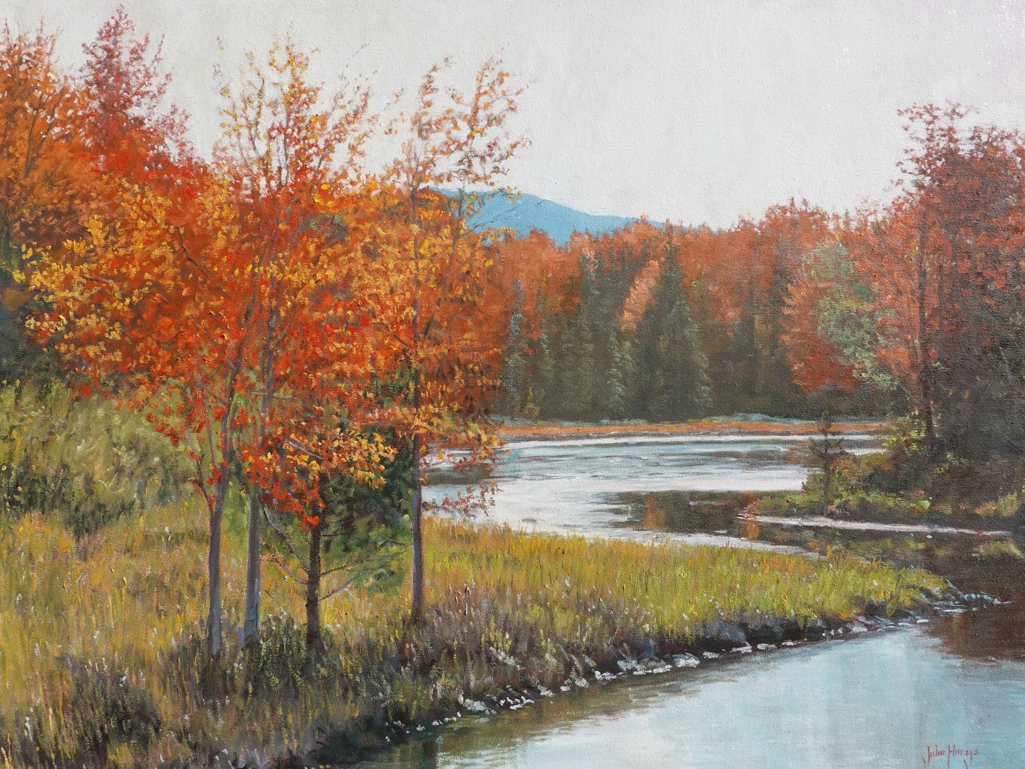 Click here to view Landscape--Autumn on the River by John Horejs