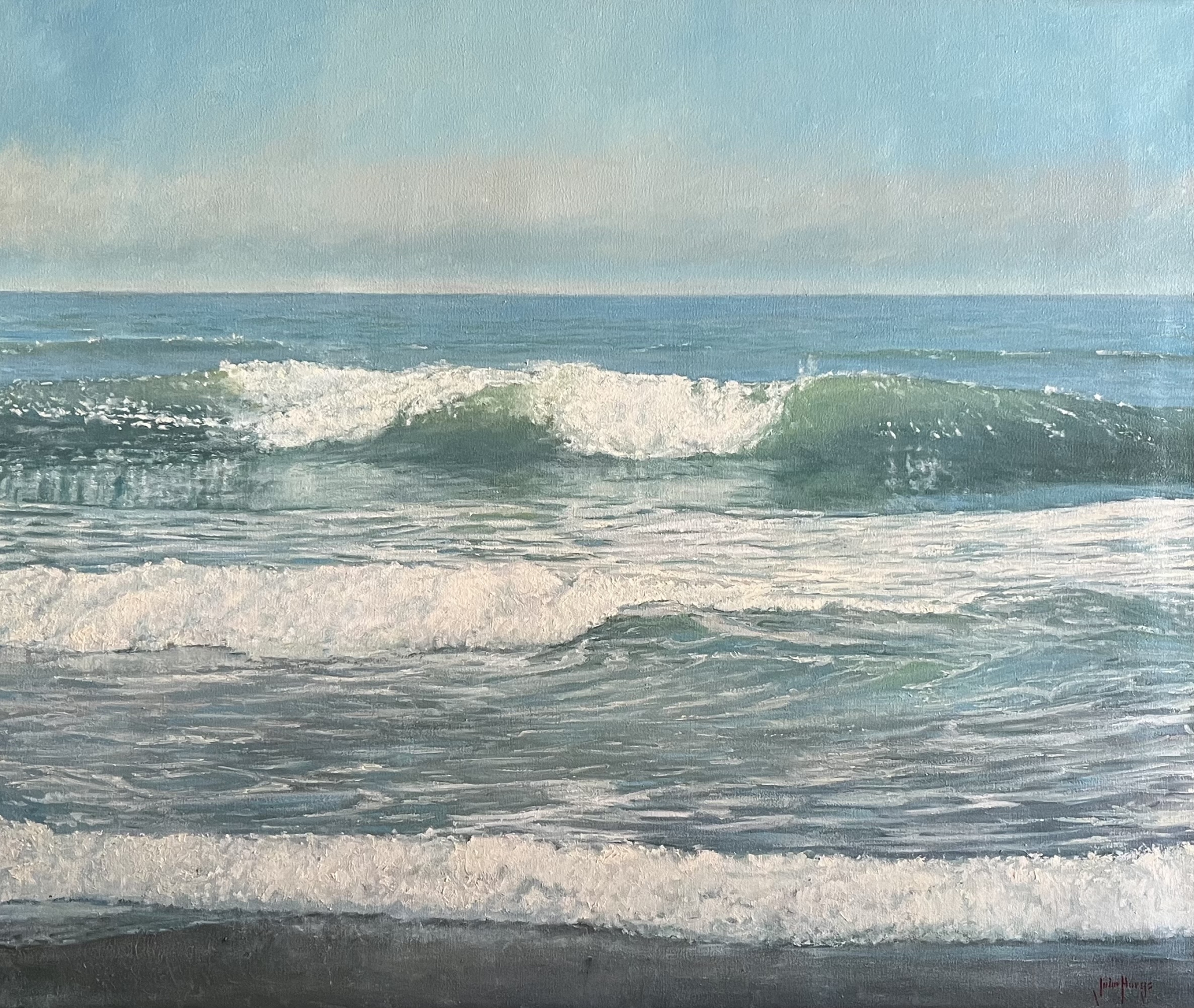 Click here to view Seascape--Shimmering Sea by John Horejs