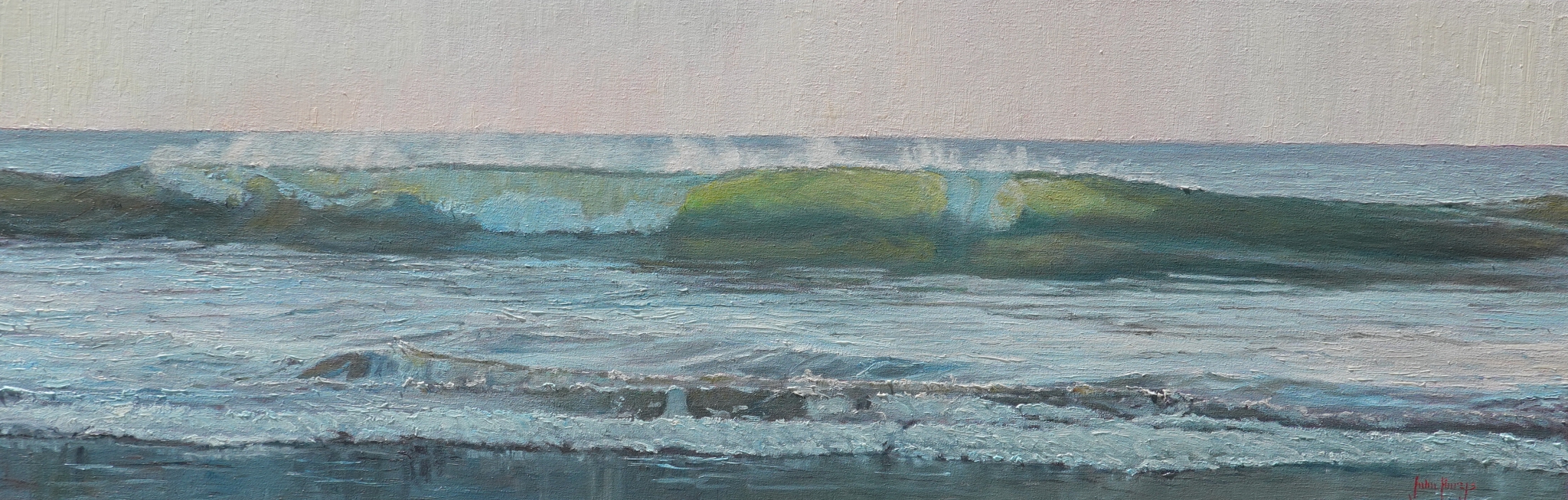 Click here to view Seascape--Twilight Sea by John Horejs
