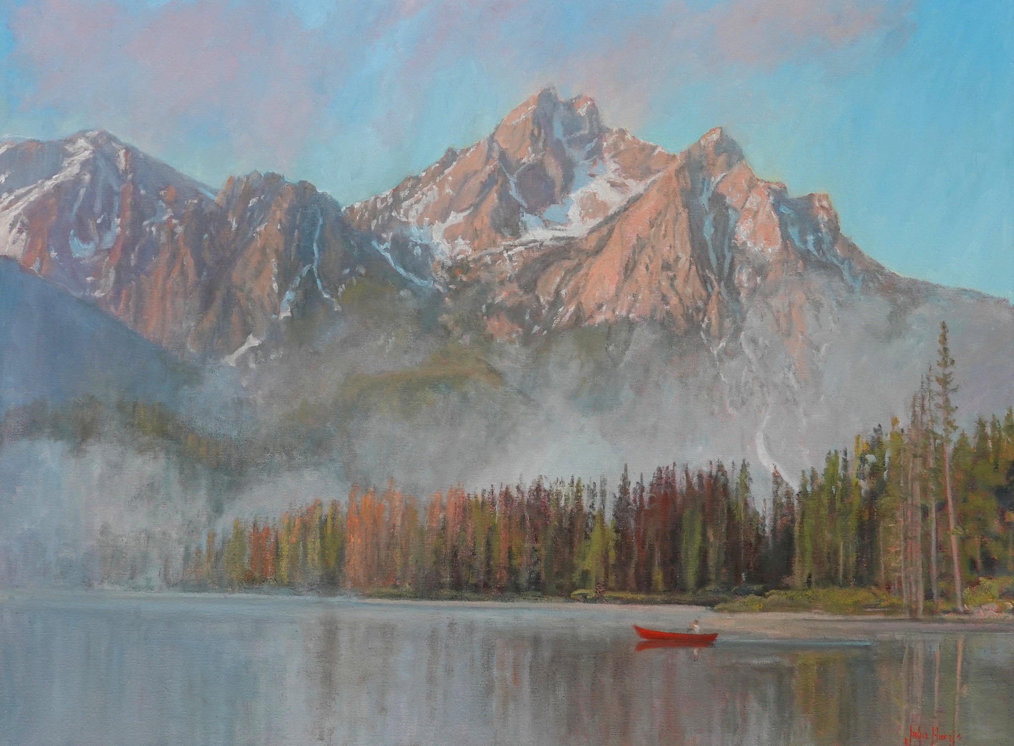 Click here to view Landscape--Stanley Lake Morning by John Horejs