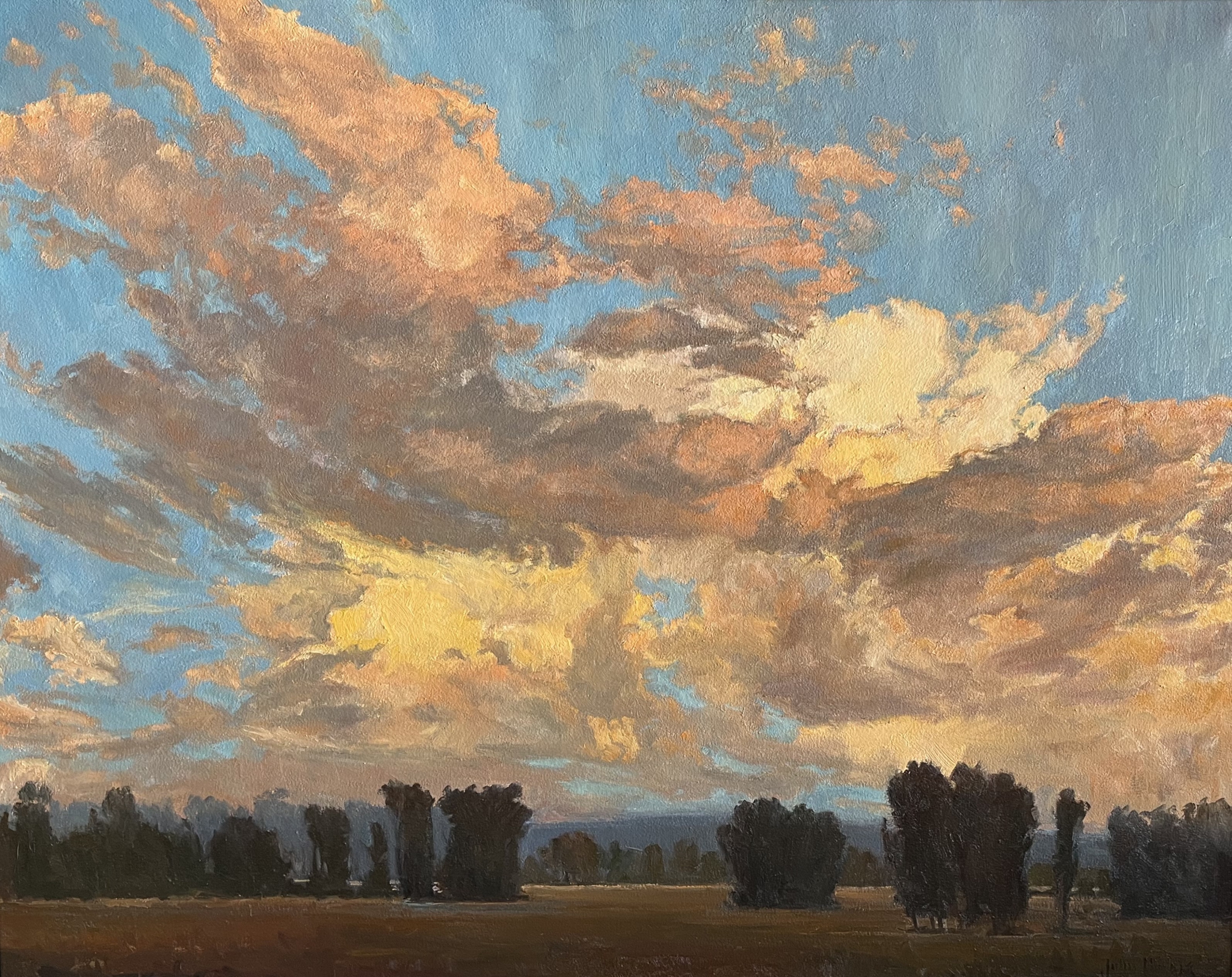 Click here to view Clouds at Sunset by John Horejs