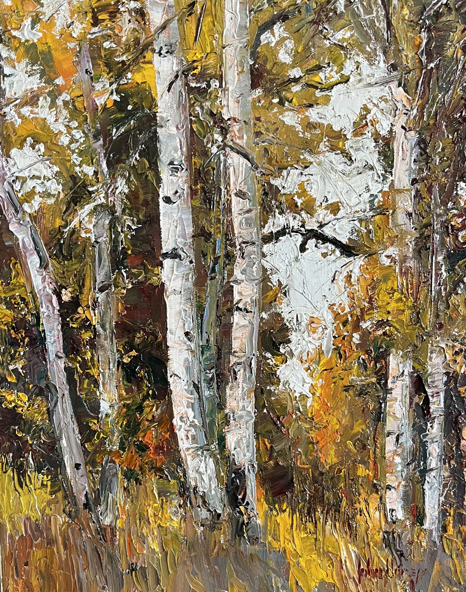 Click here to view Trees--Autumn Woodland by John Horejs