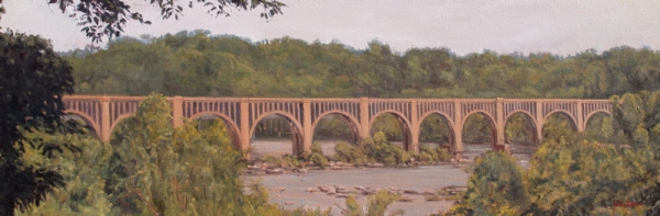 Click here to view Landscape--Bridge on the James River by John Horejs