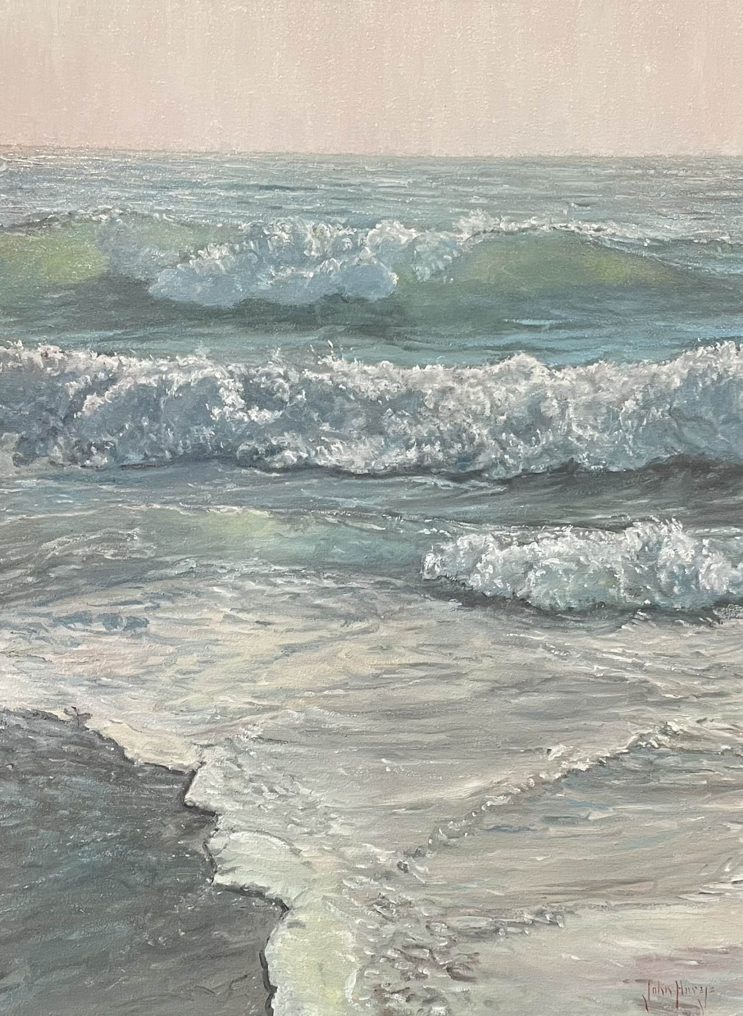 Click here to view Seascape--Seaside Serenity by John Horejs