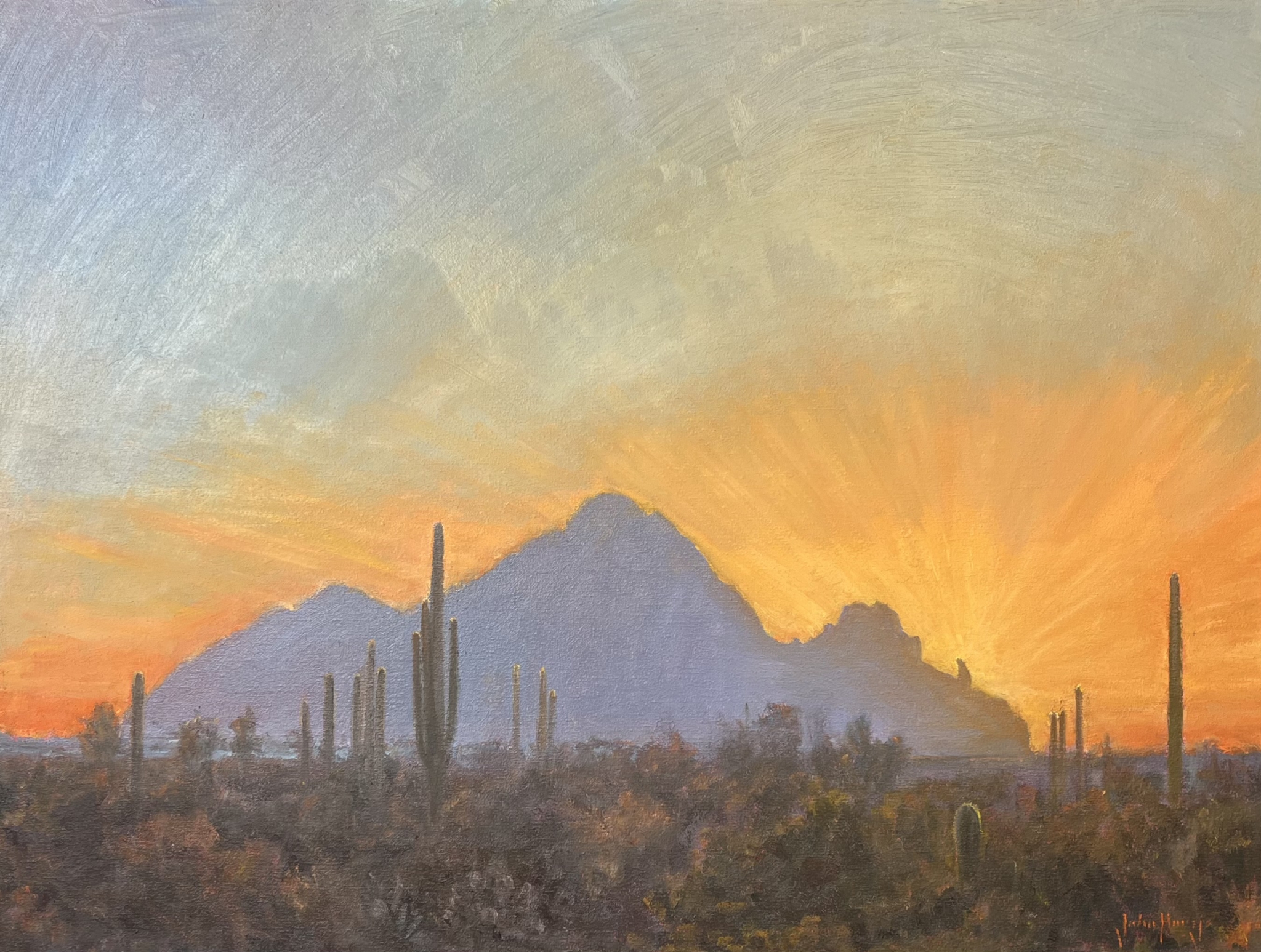 Click here to view Camelback Praying Monk Sunset by John Horejs