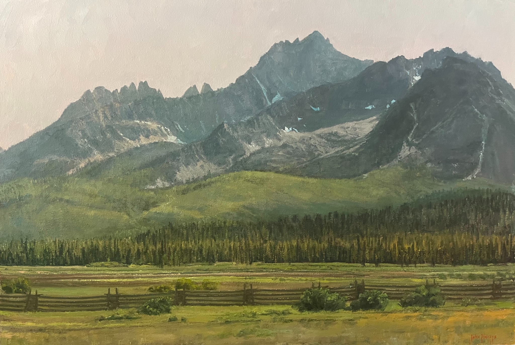 Click here to view Landscape--Sawtooth Elegance by John Horejs