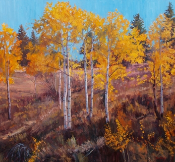 Click here to view Trees--Aspens on the Ridge by John Horejs
