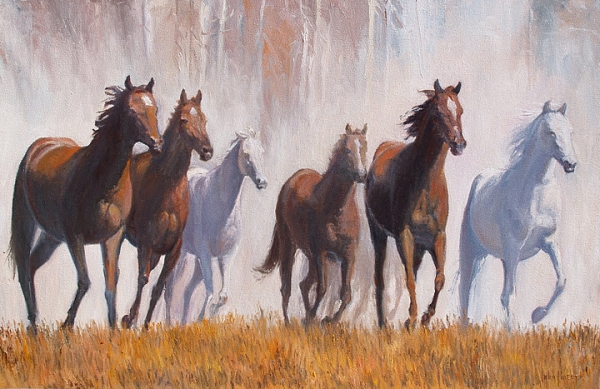 Click here to view Wildlife--Dusty Run by John Horejs