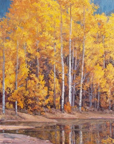 Click here to view Trees--Autumn Pond by John Horejs
