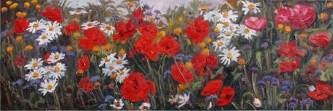 Click here to view Floral--Summer Garden Poppies by John Horejs