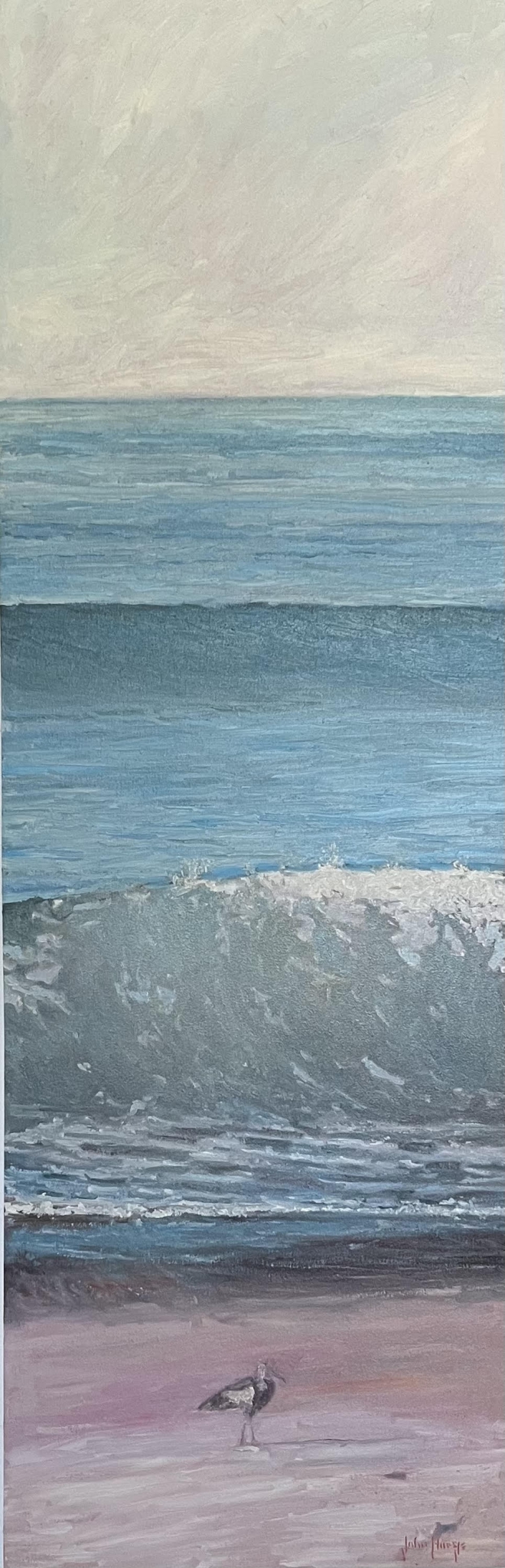 Sandpiper and Sea by John Horejs