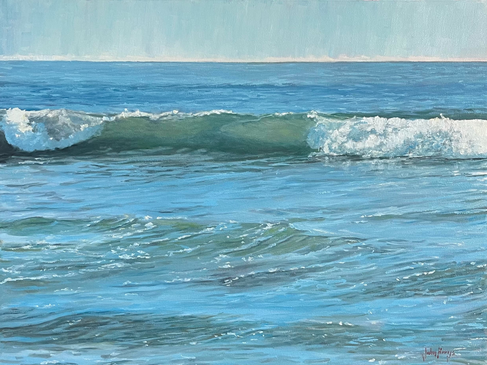 North Beach Breakers by John Horejs